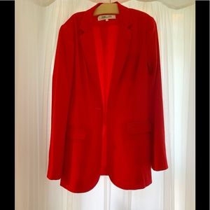 Red DVF Blazer